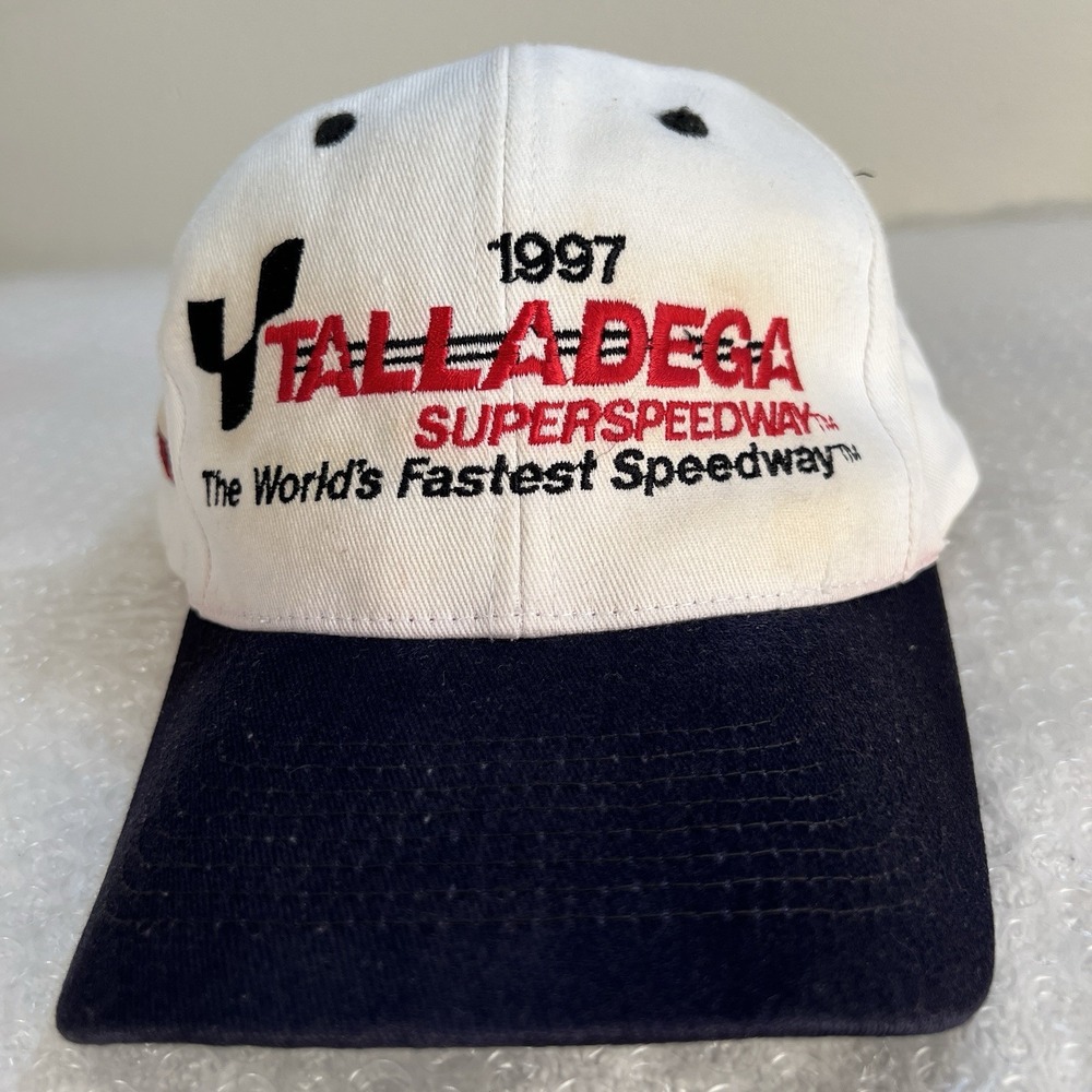 1997 Vintage Talladega Superspeedway Hat Cap Worlds Fastest Speedway Embroidered